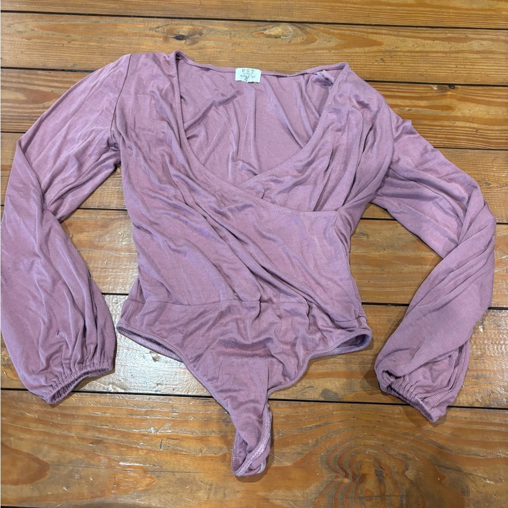 (490)+PINK CROSSOVER TOP+